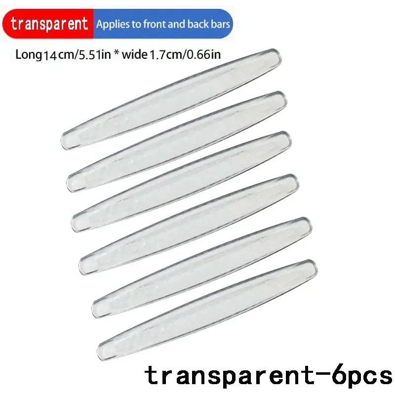 New 4-6 PCS Car Anti-collision Protection Decoration Strip Universal Front Rear Bumper Corner Protector Guard Car Accessories