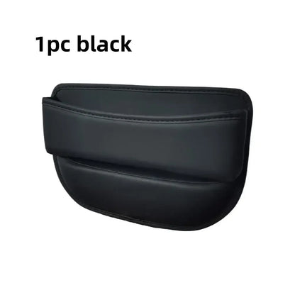 1pc Universal Car Seat Gap Organizer PU Auto Console Side Pocket Seat Crevice Storage Box Interior Accessory