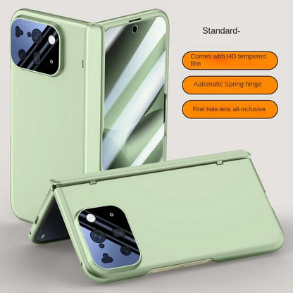 With Privacy Tempered Glass Flim Full Protective case For Google Pixel 10 Pro Fold Spring Hinge Holder Camera protect Cover