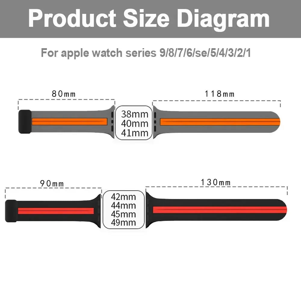 Silicone Strap For Apple Watch Ultra 3 Band 49mm 46mm 44mm 45mm 41mm 42mm 40mm Bracelet iWatch correa series 11 10 9 8 7 6 5 SE