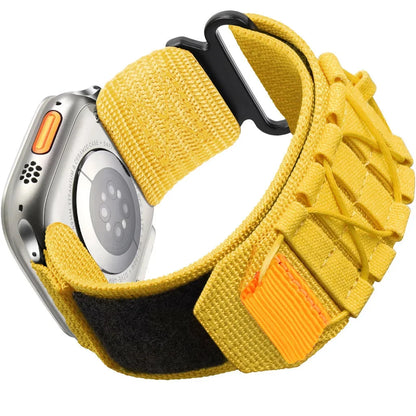 Tactical Strap for Apple Watch Band 49 45mm 44mm 41 40mm Nylon Alpine Trail Loop Bracelet for IWatch Series Ultra 2 9 8 7 5 6 Se