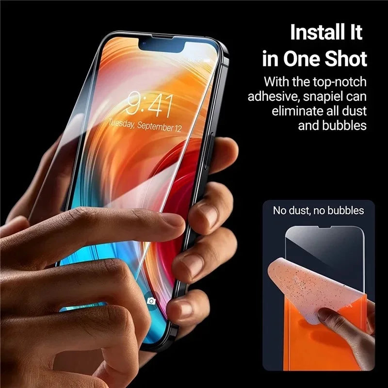 1-5Pcs Tempered Glass For IPhone 16 15 14 13 12 11 Pro Max Screen Protector For IPhone 7 8 14 Plus X XS XR Protective Glass Film