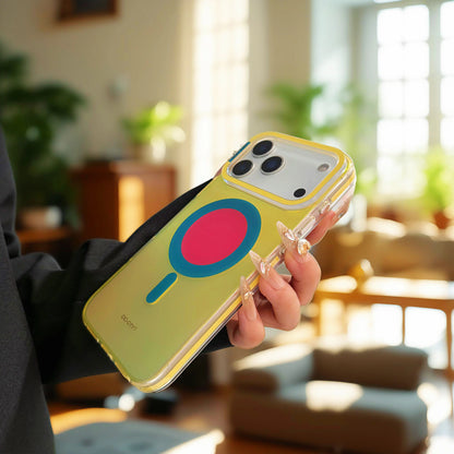 Luxury Fashion Matte Color Changing Magsafe Phone Cases for iPhone 17 Air 16 15 Pro Max 14 13 Magnetic Wireless Charge Cover