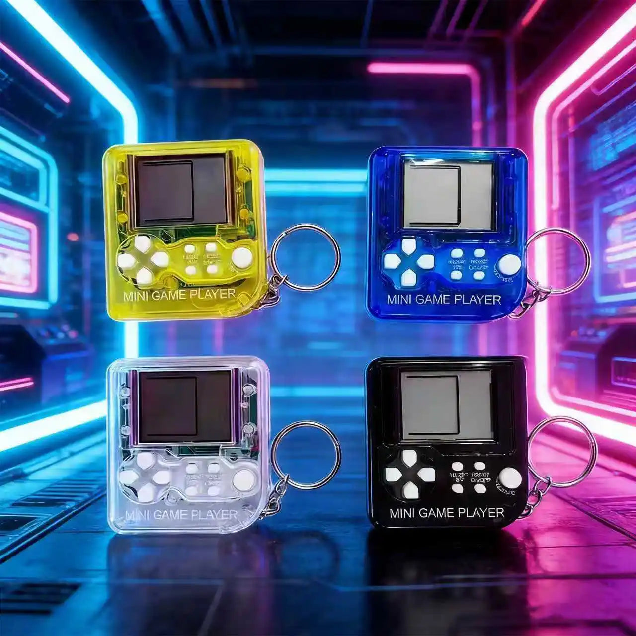 Retro Mini Handheld Game Console Classic Electronic Games Handheld Game Machine Children's Educational Game Console Toy Ide Gift