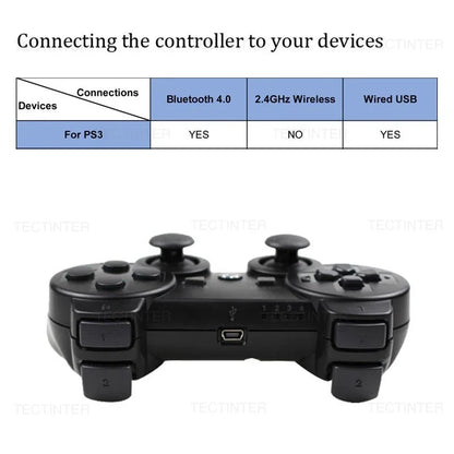 Bluetooth-Compatible Controller For PS3 Wireless Gamepad Mando Joystick For Play Station 3 Game Controller Gaming Accessories