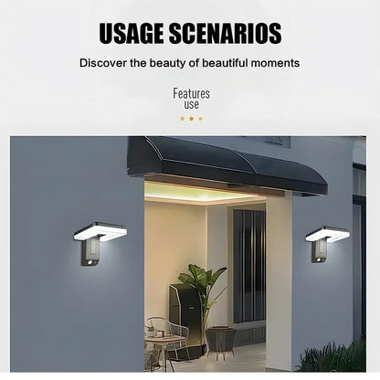Foldable LED 120° Solar Light Outdoor Wall Lamp Waterproof Spotlights Lamp Motion Sensor Solar 3 Modes Street Light Garden Decor