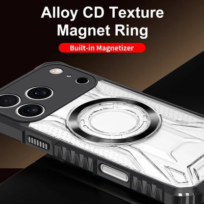 Shockproof Armor Magnetic Case for IPhone 17 Air 16E 15 14 Plus 13 12 11 17 Pro Max for Magsafe Wireless Charging PC Hard Case