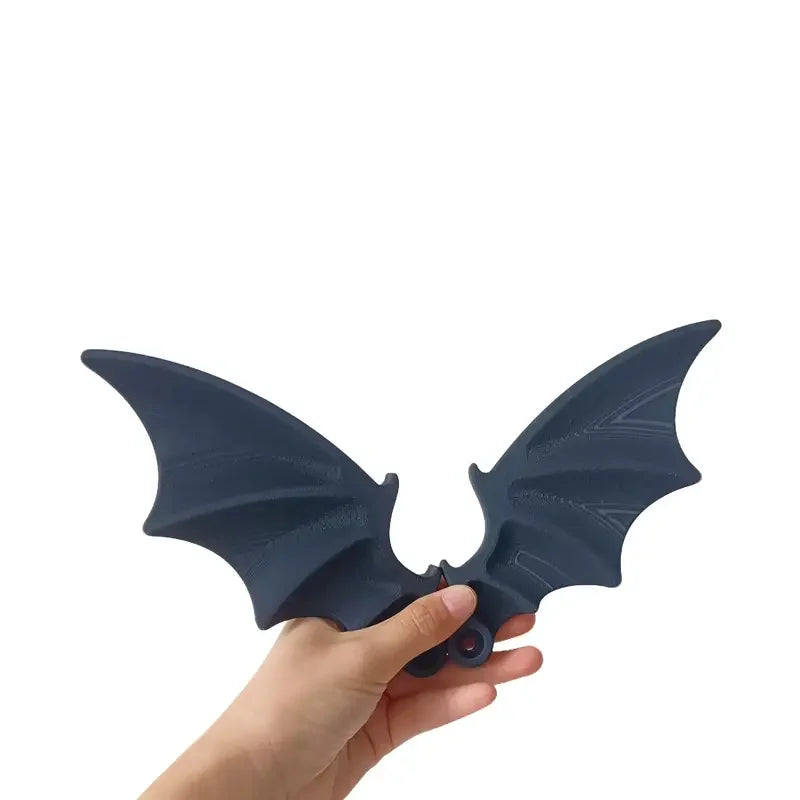 Black Batwing Car License Plate Covers & Frames Decoration - Durable Plastic, Ideal Gift for Horror Vampire Theme Lovers