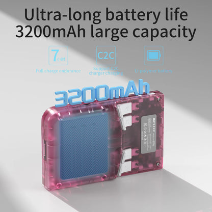 BATLEXP G350 Retro Handheld Game Console Linux 64-bit System 3.5" IPS Screen RK3326 Portable Pocket Video Player 64GB 4000 Games