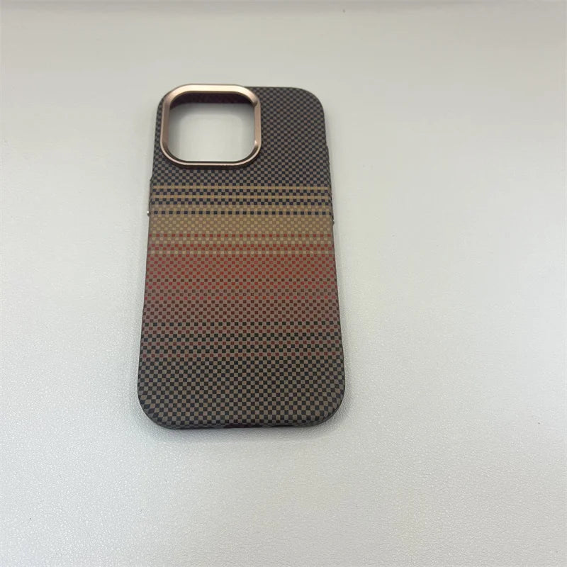 Geometric Carbon Fiber texture 3D Relief Magsafe case for iphone 13 15 14 pro 12pro 16 Pro Max Wireless Charging hard Case cover