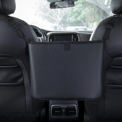 Leather Car Handbag Holders Car Organizers and Storage Front Seats Gap Car Seats Gap Filler Organizer Storage Bag for Car Seats