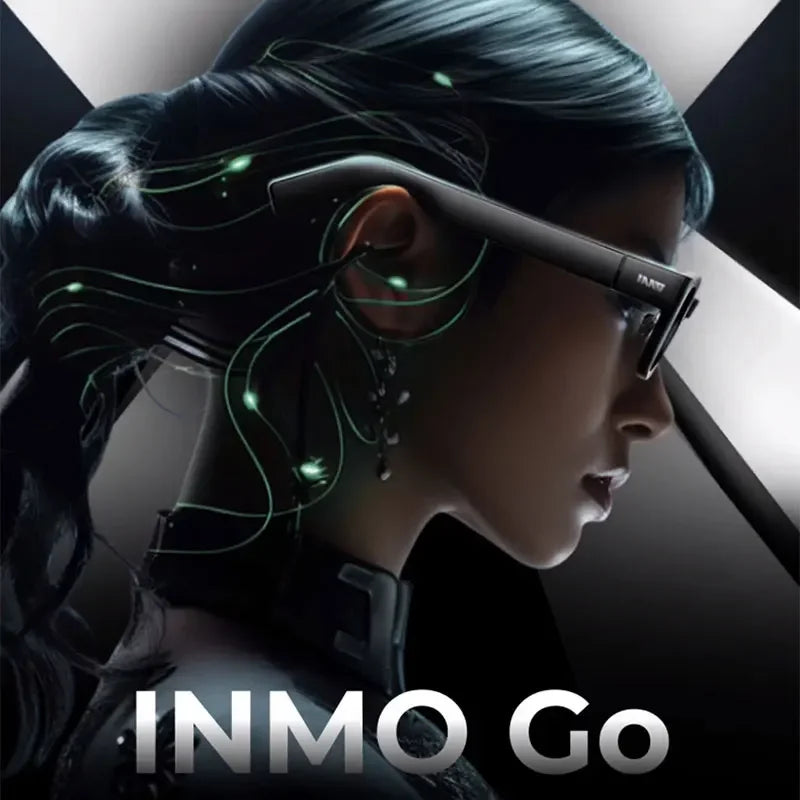 INMO Go Smart AR Glasses Wireless AI Assistant Glasses Music/Call/Translation/Teleprompter/Navigation/Bluetooth Audio In Stock - covers4phones