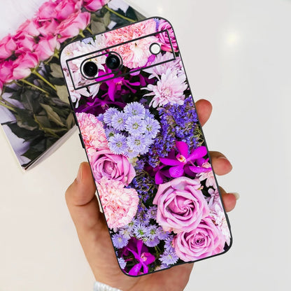 For Google Pixel 8A Case Stylish Painted Cover Soft TPU Shockproof Phone Case For Google Pixel 8 Pro Pixel8A Fundas Coque Bumper
