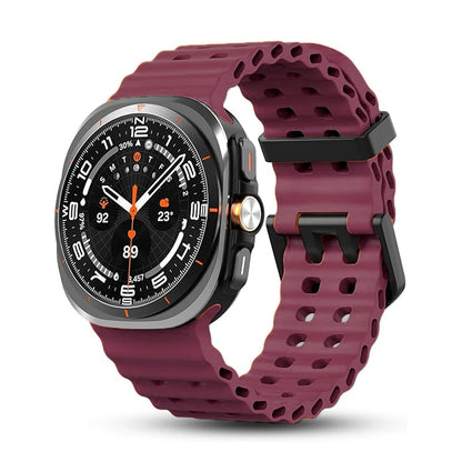 Original Strap for Samsung Galaxy watch Ultra 47mm accessories Marine Silicone Sport Bracelet Correa Galaxy watch 7 Ultra Band
