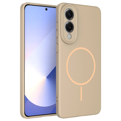 For Samsung Galaxy S25 Edge Case Fashionable Color Skin-friendly Magnetic PC Cover For Samsung S25Edge Shockproof Bumper Funda