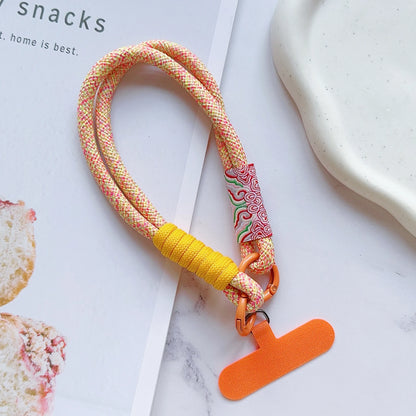 New Handwoven Universal Lanyard Mobile Phone Universal Lanyard Wrist Strap Short Rope Hand Strap Hand Rope Decorative Pendant