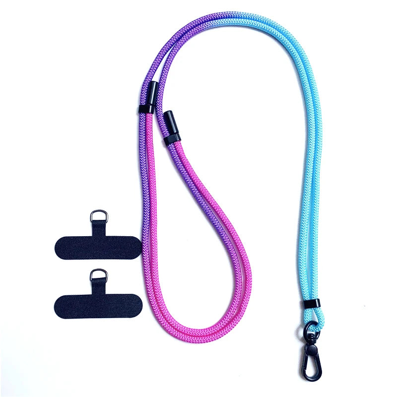 New Fashion Mobile Phone Lanyard Adjustable Outdoor Straps Universal Case Crossbody Shoulder Card Rope Anti-lost Chain for IPhone