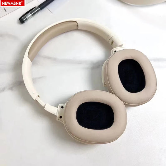 NEWMSNR 9D Surround Sound Wireless Bluetooth Headphones Over Ear Headsets True Sports Earphones TF/AUX Music Player with HD Mic
