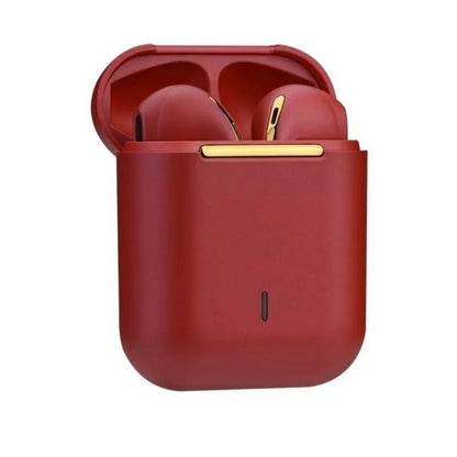 J18 TWS Wireless Bluetooth Earphones HiFi Stereo Sound, In-Ear Headset With Mic, USB Charging Case For Daily Use 300mAh Battery