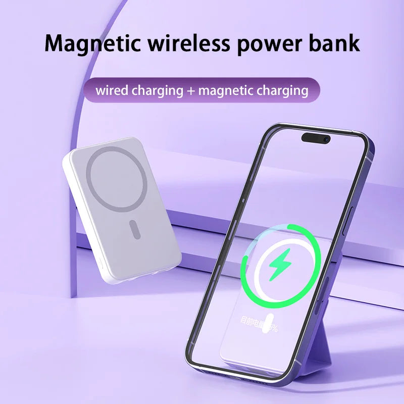 Xiaomi 200000mAh Power Bank 22.5W Magnetic Wireless With USB-C Ports Built-in Stand Fast Charging Power Bank For Iphone Samsung
