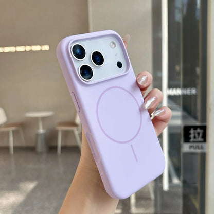 Official Orange Silicone Magnetic For Magsafe Phone Case For iPhone 17 Air 16 15 14 13 12 11 Pro Max Plus Wireless Charge Cover