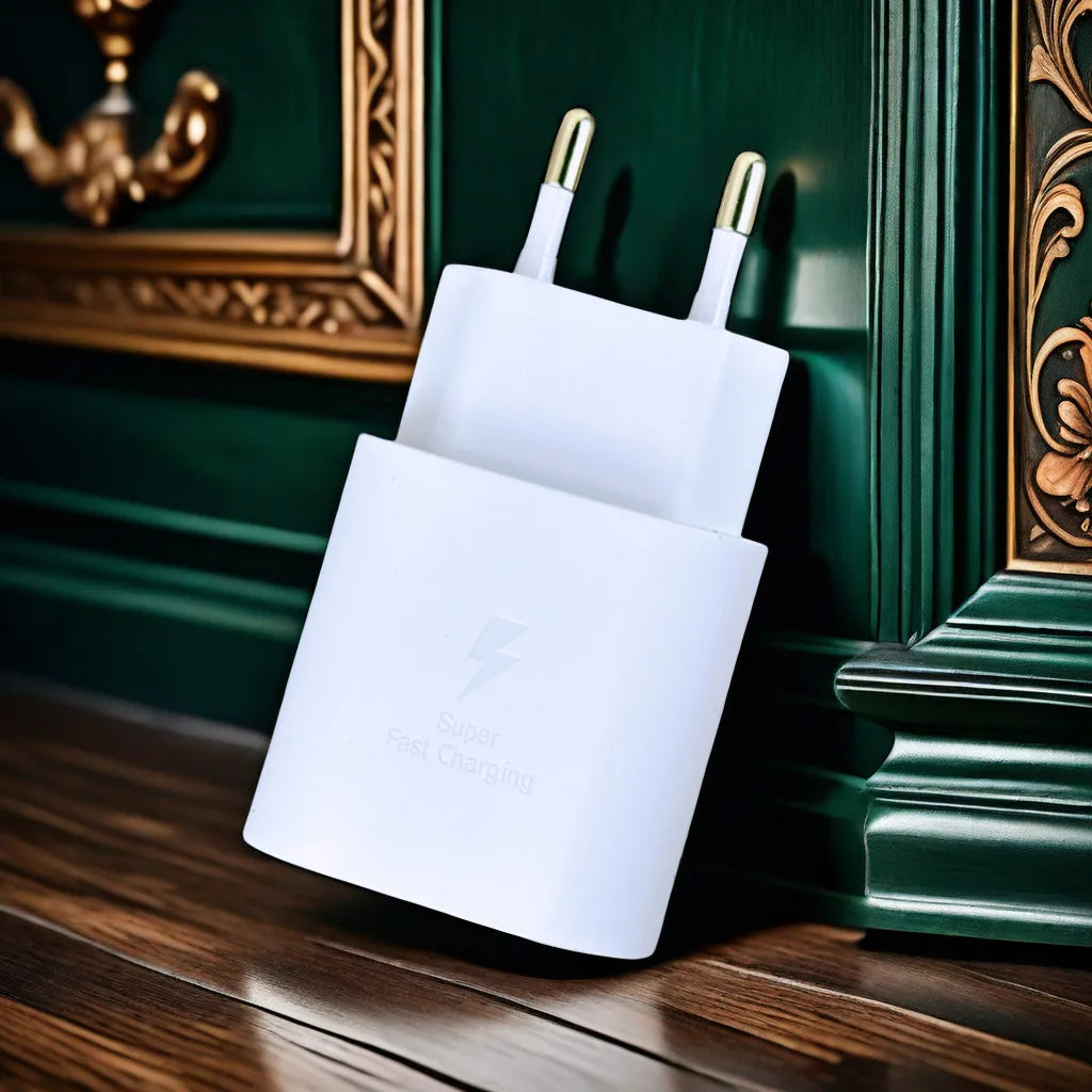 Original Samsung 25w Charger Type C Super Fast Charge Adapter For Galaxy A12 A13 A14 A23 F12 F14 A90 S10 5G Note 10+ Cable