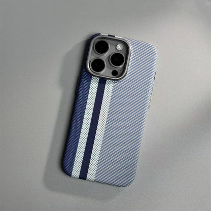 Colourful Kevlar Pattern For Magsafe Magnetic Phone Case For iPhone 16 15 11 12 13 14 Pro Max Luxury Wireless Charge Matte Cover