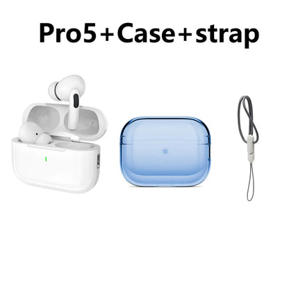 Wireless Earphones Pro 5 TWS Max Bluetooth Sport Earbuds  In Ear Noise Cancelling Headset For iPhone Android Headphone