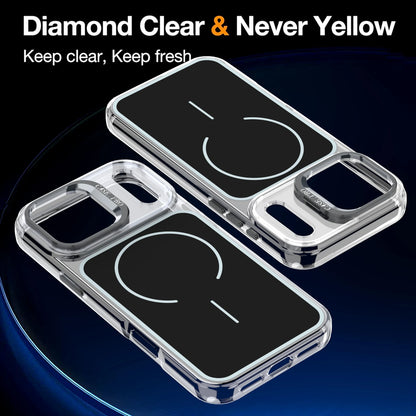 Luxury for Magsafe Magnetic  Clear Colorful border Case For iPhone 17 Pro Max Air 16 15 14  Plus 13 12 11 Wireless Charge Cover