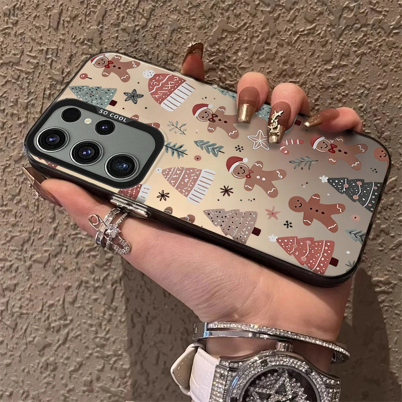 Christmas Tree Santa Claus Case for Samsung Galaxy S25 S24 S23 S22 Ultra S21 Plus S20 FE A73 A72 A71 A56 A55 A54 A53 A52 Cover