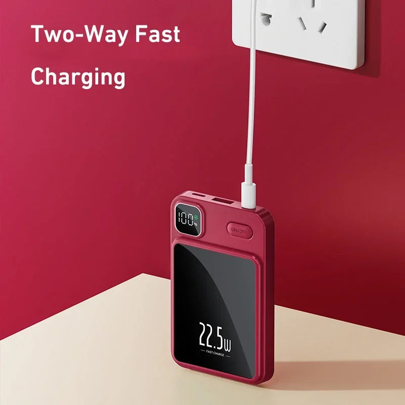 Magnetic Wireless 20000mAh Power Bank Portable External Battery for IPhone16 15 14 13 Samsung S24 Xiaomi Fast Charge Powerbank