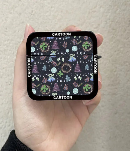 Cartoon Winter Snow Christmas Earphone Case For AirPods Pro2 Landscape Headphone Cover For  AirPods 1 2 3 4 2024 XMAX Gifts