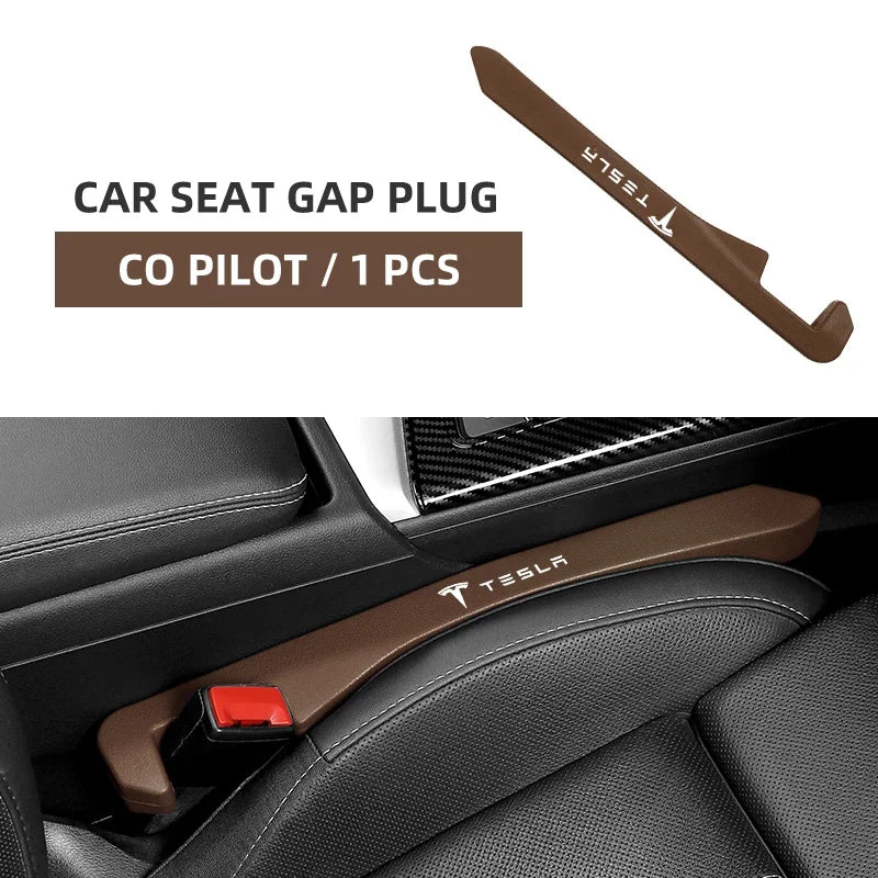 1pcs Car Seat Side Filling Strip Gap Car Interior Decoration Supplies for Tesla Model 3 2022 X S Cc3 Cybertruck 2021 Y Juguete