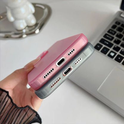 Miniso Tom And Jerry Phone Case For iPhone 16 15 14 13 12 11 Pro Max Independent Metal Button Electroplating Mobile