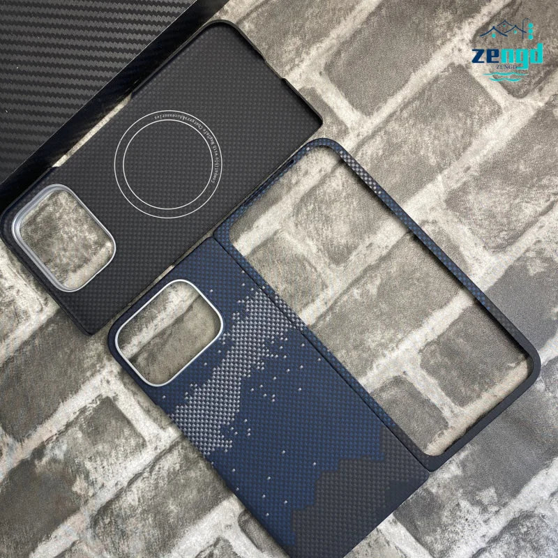 For Google Pixel 10 Pro Fold Kevlar Magnetic Slim Case - Business Foldable Armor with Magnetic Hinge Shockproof Design