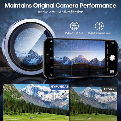 Camera Lens Protector Cover For iPhone 17 Air 16 Pro Max 15 Plus 14 13 Mini iPhoneair Blue Black Gold Protection Phone Accessory