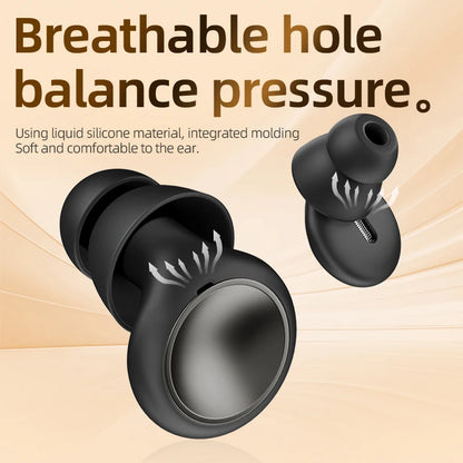 PARAMITA silent sleep noise reduction earplugs soft silicone earmuffs anti-noise travel reusable swimming waterproof earplugs