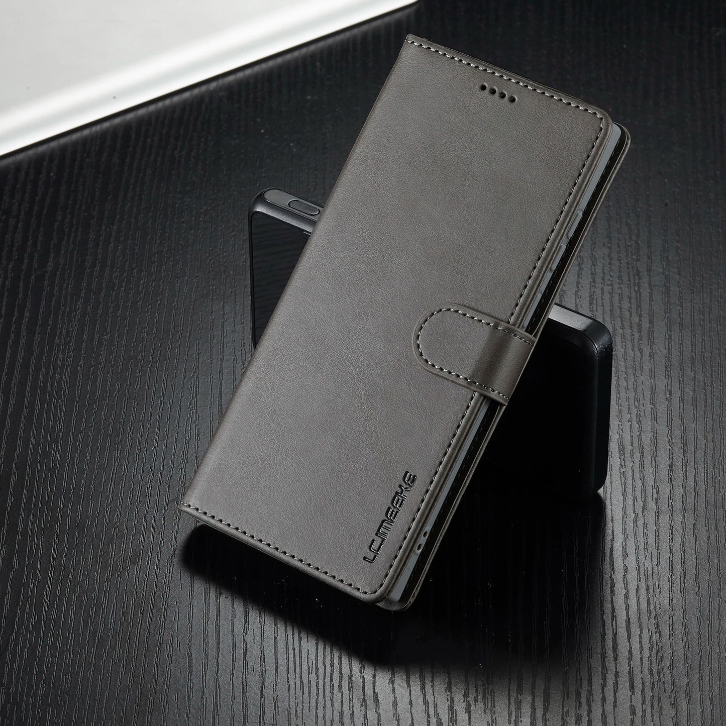 Leather Wallet Case For Samsung Galaxy S25 S24 S23 S22 Ultra S21 S20 FE S10 S9 Plus Note20 10 Plus Business Flip Card Cover