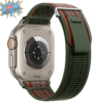 Trail Loop Strap For Apple Watch Ultra 2 49mm Series 9 8 7 45mm 41mm Sports Nylon Wristband For iWatch 6 5 4 3 SE 44mm 40mm 42mm