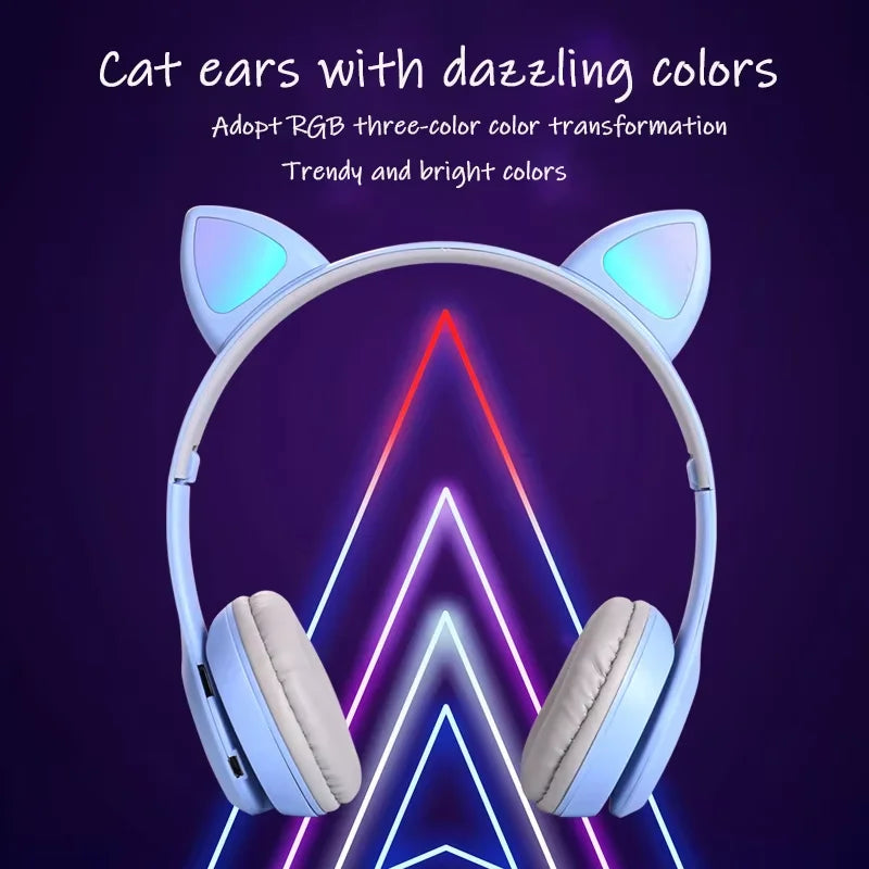 Stereo P47 Headset 5.0 Bluetooth Headset Folding Series Wireless Headset Universal Sports Popular Stereo Gaming Headset