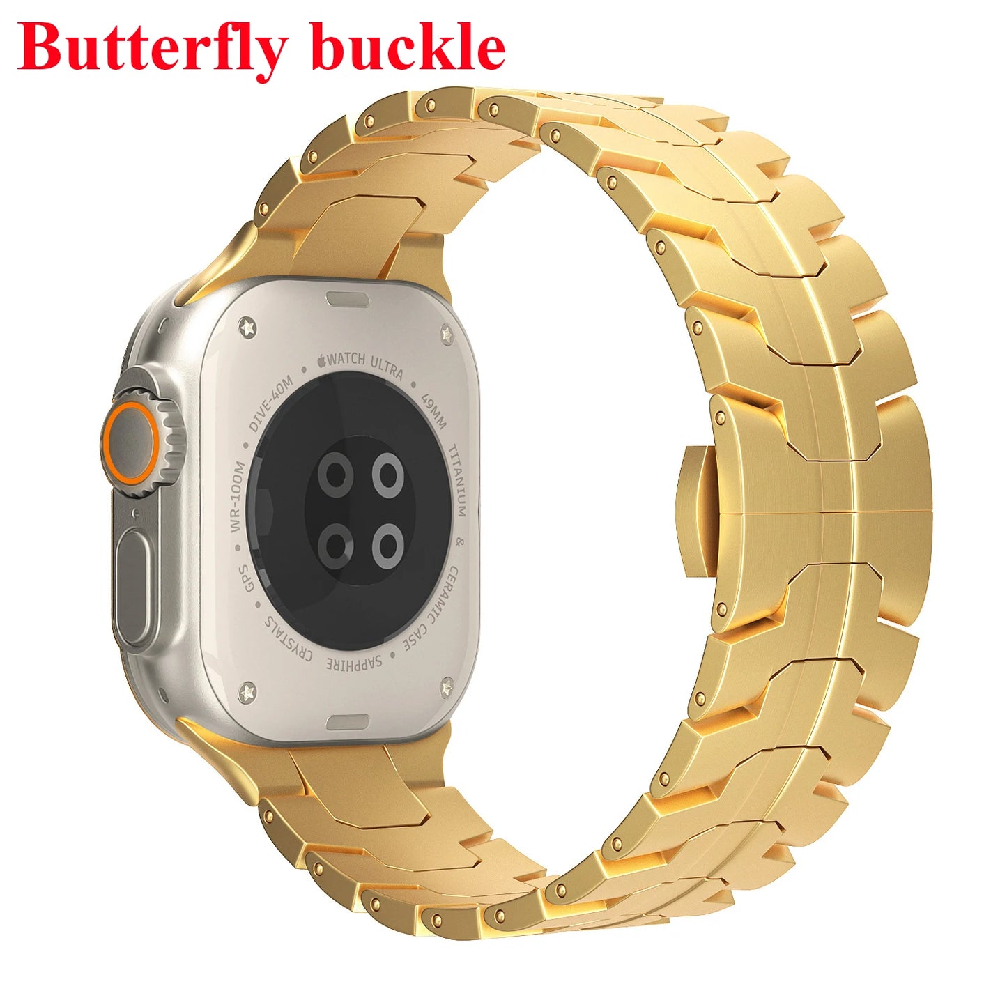 Stainless Steel Strap For Apple Watch Series 10 9 8 7 46mm 45mm SE 6 42mm 44mm Metal Bracelet Band For iWatch Ultra Ultra2 49mm