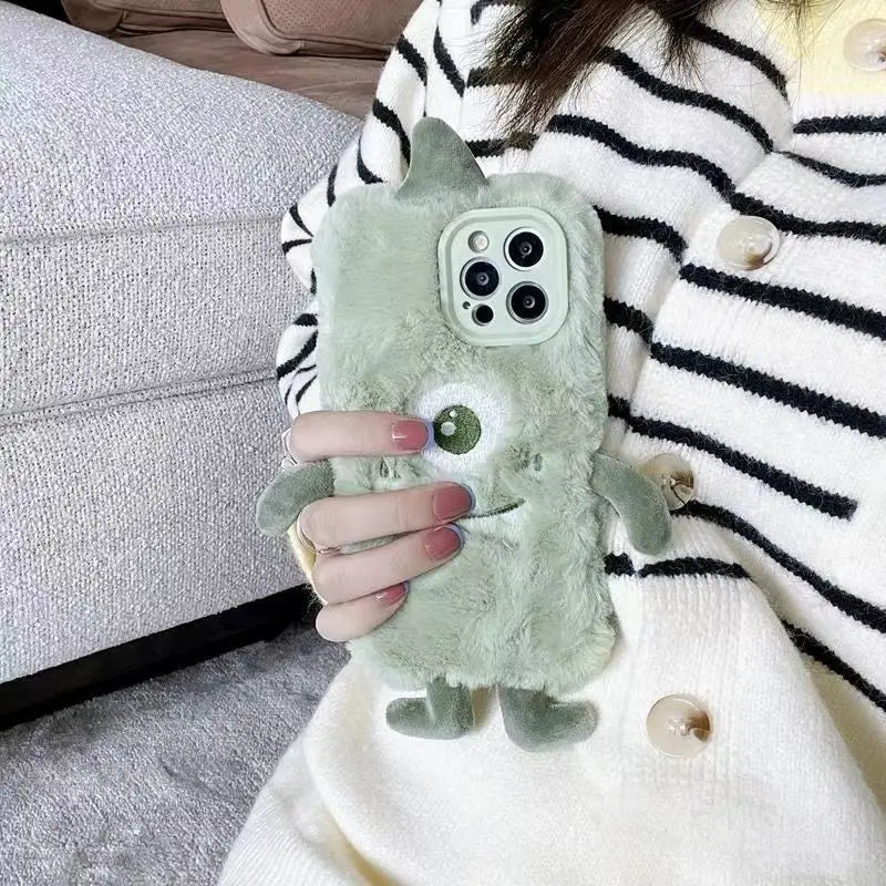 Lilo & Stitch Cartoon Plush Phone Case for iPhone 15 14 13 12 11 X XR XS XSMAX 8 7 Plus Mini Pro Max Anti-drop Protective Case