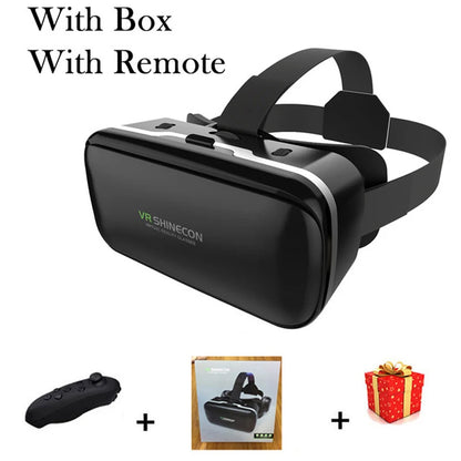 VR Shinecon 10.0 Helmet 3D Glasses Virtual Reality Casque For Smartphone Smart Phone Goggles Headset Viar Video Game Binoculars - covers4phones