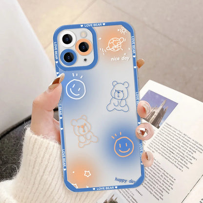 Clear Case For Samsung S23 Ultra S22 Plus S21 S20 FE A54 5G A53 A52S A33 A13 A14 A12 A21S A22 A23 A32 4G A50 A51 M14 Back Cover