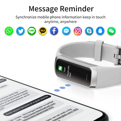 LIGE Amoled Smart Watch Men Smart Band Women Heart Rate Blood Smartwartch Waterproof Smart Bracelet Sport Fitness Tracker 2026