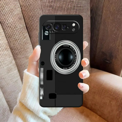 Soft Cover Case for Google Pixel 6 7 8 Pro 10 9 Pro XL 6a 9a 7a 8a Camera Design