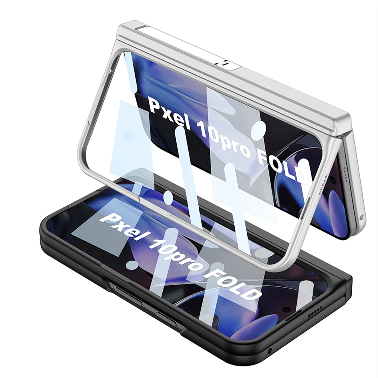 Magnetic Hinge Stand All-included Case For Google Pixel 10 Pro With Pen Screen Glass Protective Cover For Pixel 10 Pro Fold Case