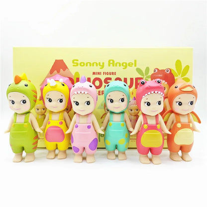 New Sonny Angel Dinosaur Series Cute Hippie Doll Hippers Children'S Toy Gift Harvest Trendy Car Mobile Phone Ornaments Dumplings