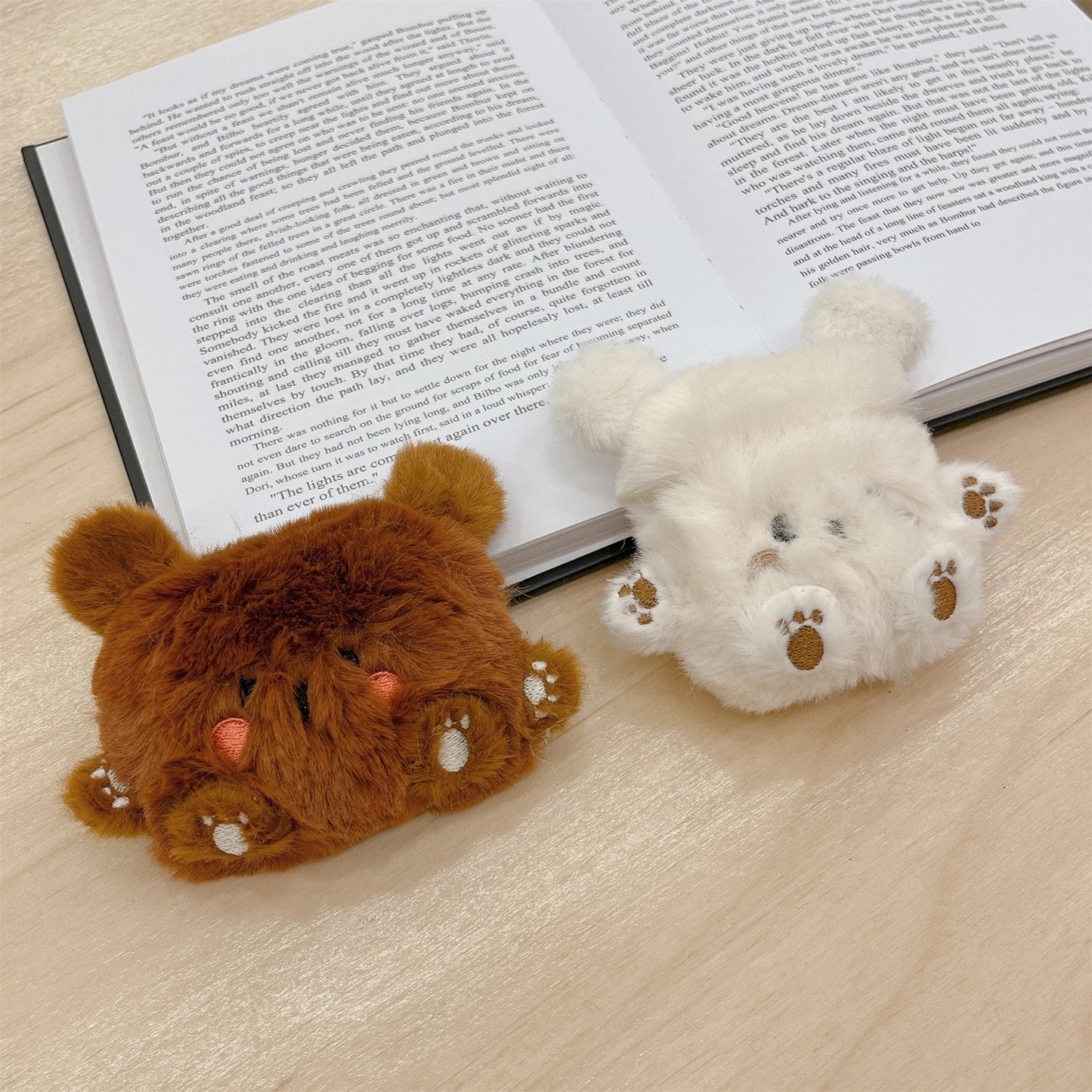Cute Bear Soft Furry Plush Earphone Case For Apple AirPods 3 Pro 2 Headphones Soft Silicone Funda For air pods 1 2 Headset Cover
