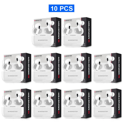 MONSTER Tws Wireless Bluetooth Earphones HD Stereo Sound Earbuds Headphones Charging Box LCD Touch Display Sports In-Ear Headset